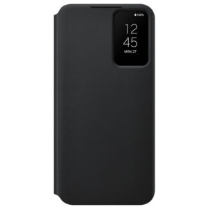 Official Samsung Smart Clear View Cover for Galaxy S22+ (Plus) - Black