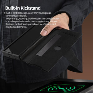 Nillkin Aoge Leather with Pen Holder Case for Samsung Galaxy Z Fold6 5G - Brown