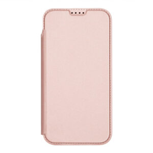 DUX DUCIS Skin Pro Faux Leather Wallet Flip Case for Apple iPhone 17 Pro - Rose Gold