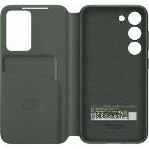 Official Samsung Smart View Wallet Case Cover for Galaxy S23 - Khaki