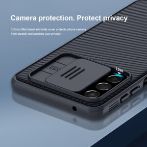 Nillkin CamShield Pro Lens Protector Case Cover for Samsung Galaxy A73 5G - Blue