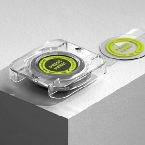 2 Pack Ringke Tempered Glass Pro Protector for Galaxy Watch 8 (40mm)