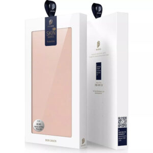 DUX DUCIS Skin Pro Faux Leather Wallet Flip Case for Xiaomi Redmi Note 14 Pro Plus 5G - Rose Gold