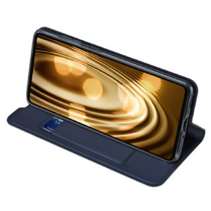 DUX DUCIS Skin Pro Faux Leather Wallet Flip Case for Samsung Galaxy A73 5G - Blue