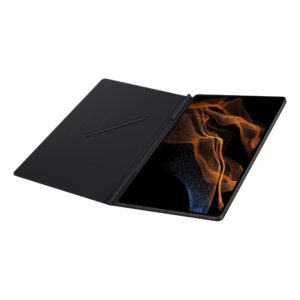 Official Samsung Book Flip Case Cover for Galaxy Tab S8 Ultra - Black