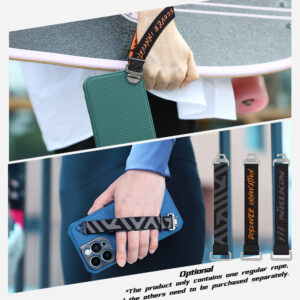 Nillkin Strap Case Camera Protector Cover for Apple iPhone 14 Pro Max - Blue