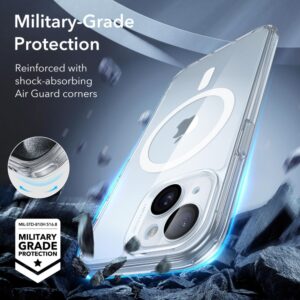 ESR Magsafe Case w/ Screen & Lens Protection for Apple iPhone 15 - Clear