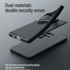 Nillkin CamShield Prop Lens Protector Case Cover for Samsung Galaxy S24+ Plus - Black