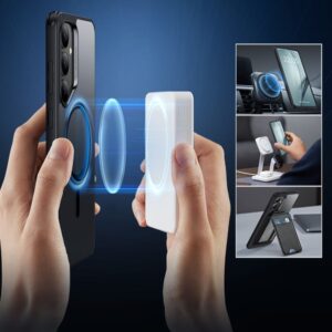 ESR Classic Hybrid Magsafe Tough Rear Case for Samung Galaxy S25+ Plus - Clear/ Black