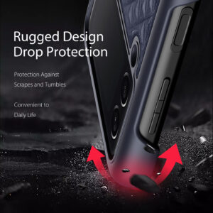 DUX DUCIS Venice Leather Case Cover for Samsung Galaxy Z Flip3 5G - Blue