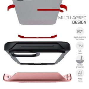 Ghostek Atomic Slim 3 Aluminum Tough Case Cover for Apple iPhone 12 Pro Max - Pink