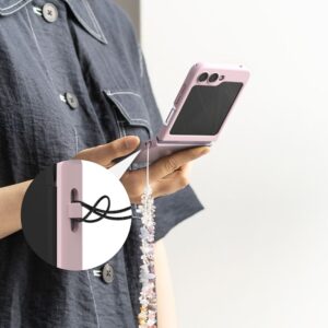 Ringke Slim Protective Hard Rear Case Cover for Samsung Galaxy Z Flip5 5G - Strawberry Pink