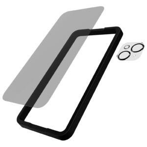Tech21 Impact Glass / Camera Protection Bundle for iPhone 15 Plus - Privacy Screen Protector