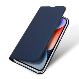 DUX DUCIS Skin Pro Faux Leather Wallet Flip Case for Apple iPhone 14 Plus - Blue