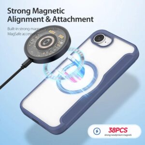 DUX DUCIS Skin X Pro Magnetic Flip Wallet Case for Apple iPhone 16e - Blue