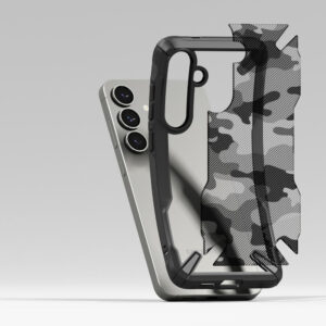 Ringke Fusion X Tough Rugged Case for Samsung Galaxy S25 Range - Camo Black