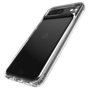 Tech21 EvoClear Tough Rear Case Cover for Google Pixel 8 - Transparent