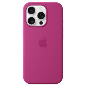 Official Apple Silicone Magsafe Rear Case Cover for iPhone 16 Pro - Fuschia