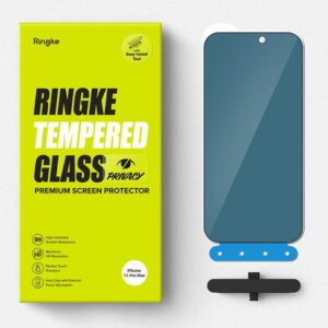 Ringke ID Privacy Glass Tempered Screen Protector for Apple iPhone 15 Pro Max