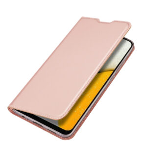 DUX DUCIS Skin Pro Faux Leather Wallet Flip Case for Samsung Galaxy A03 Core - Rose Gold