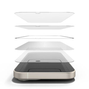 Ringke ID Privacy Glass Tempered Screen Protector for Apple iPhone 15