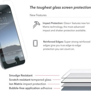 ZAGG InvisibleShield Glass+ Screen Protector for Samsung Galaxy J5 2017, Clear