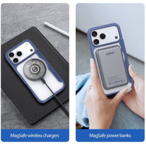 DUX DUCIS Skin X Pro MagSafe Flip Wallet Case for Apple iPhone 17 Pro Max - Blue