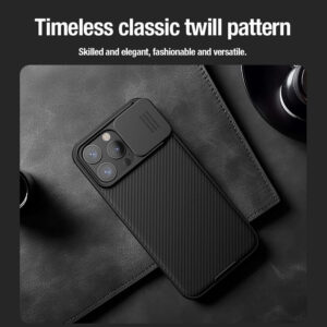 Nillkin CamShield Pro Lens Protector Case Cover for Apple iPhone 15 Pro - Titanium Grey