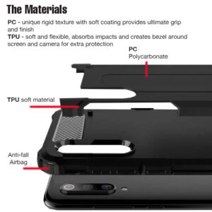 Tactical Tough Rear Case for Samsung Galaxy A11 - Black