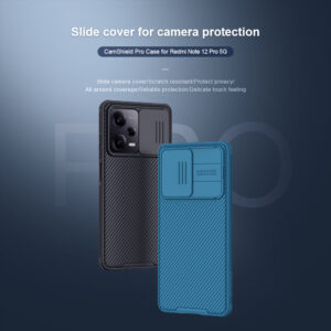 Nillkin CamShield Pro Lens Protector Case for Xiaomi Redmi Note 12 Pro - Black