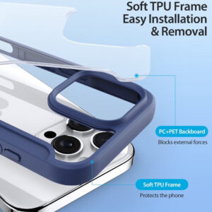 DUX DUCIS Skin X Pro MagSafe Flip Wallet Case for Apple iPhone 16 Pro - Blue