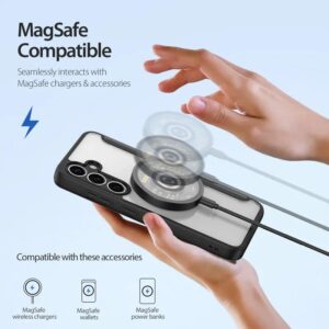 DUX DUCIS Skin X Pro Magnetic Flip Wallet Case for Samsung Galaxy S25 - Black