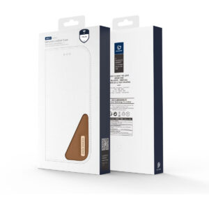 DUX DUCIS Genuine Real Leather Flip RFID Wallet Case for Apple iPhone 17 Pro Max - Brown