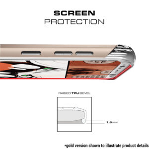 GHOSTEK Cloak 2 Clear Protective Rear Case Cover Samsung Galaxy S8 - Red