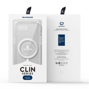 DUX DUCIS Clin Series MagSafe Rear Case Cover for Apple iPhone 16e - Clear
