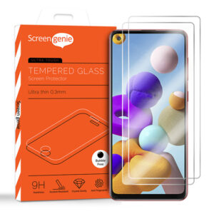 2x Screen Genie Case Friendly Glass Screen Protector for Samsung Galaxy A11