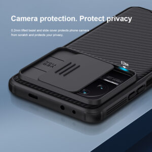 Nillkin CamShield Pro Lens Protector Case Cover for Xiaomi Redmi K50 / K50 Pro - Black