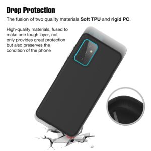 Matte Tough Rear Case for Samsung Galaxy A71 - Black