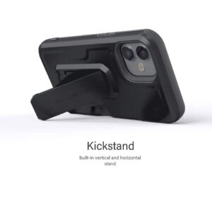 Ghostek Iron Armor 3 Heavy Duty Holster Case for iPhone 12 Mini - Black Matte