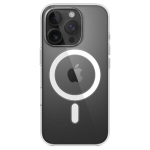 Official Apple Silicone Magsafe Rear Case Cover for iPhone 16 Pro - Clear