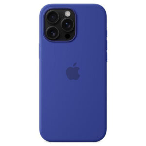 Official Apple Silicone Magsafe Rear Case Cover for iPhone 16 Pro Max Ultramarine