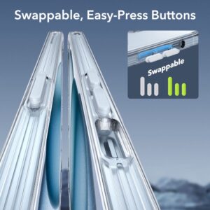 ESR Magsafe Case w/ Screen & Lens Protection for Apple iPhone 15 - Clear