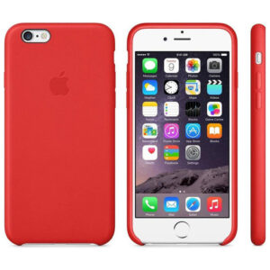 Official Apple Silicone Rear Case Cover for iPhone 6s & 6 - Red