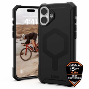 Urban Armor Gear (UAG) Essential Armor MagSafe Tough Case for iPhone 16 Plus - Black
