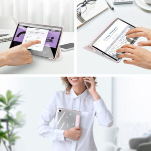 DUX DUCIS Tough Rugged Folio Case for Samsung Tab A7 10.4 2020 (T500/T505) - Pink