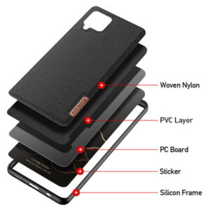 DUX DUCIS Fino Series Premium Rear Case Cover for Samsung Galaxy A42 5G - Black