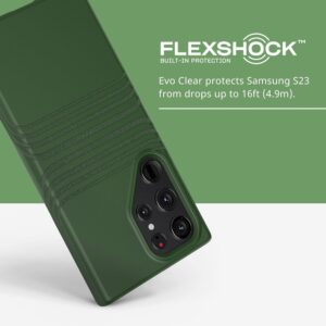 Tech21 EvoTactile Tough Rugged Case for Samsung Galaxy S23 Ultra - Green
