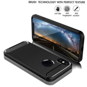 Flexi Carbon Rear Case Cover for Apple iPhone 8 Plus