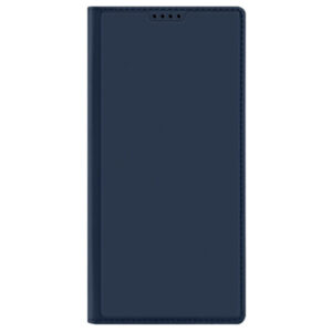 DUX DUCIS Skin Pro Faux Leather Wallet Flip Case for Samsung Galaxy S23 Ultra - Blue