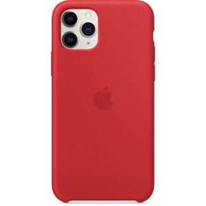 Official Apple Silicone Rear Case Cover for Apple iPhone 11 Pro - Red